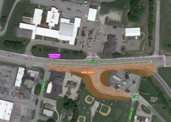 Start of work on first roundabout will force changes for motorists and walkers along outer Second St.