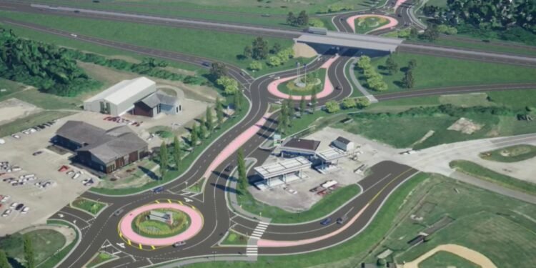 Second Street roundabouts will be finished in 2025