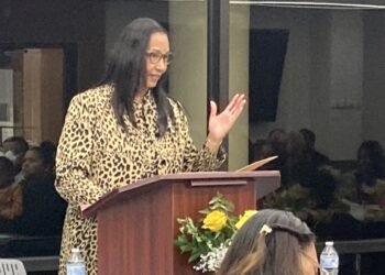 Jarrett tells story of how third-grade discrimination began her journey to becoming community leader