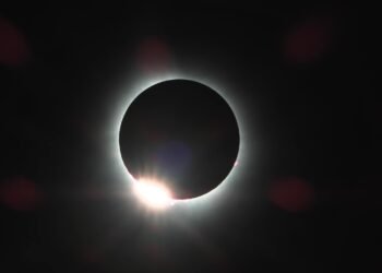 Henderson photographs the eclipse