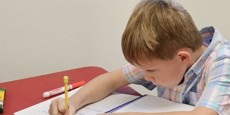 Local first-grader is nation’s best cursive writer