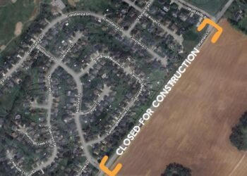 Section of Wathen Lane closed Monday and Tuesday