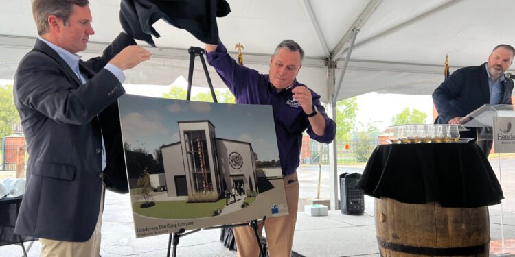 Governor helps break ground on Rhythm River Distillery here