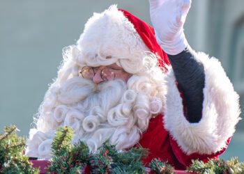 Pic collage from Henderson Downtown Merchants Christmas parade