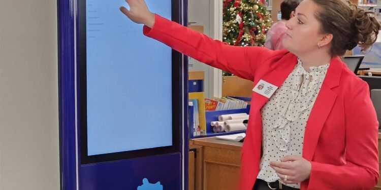 HLI group unveils kiosk that provides information for all types of community resources