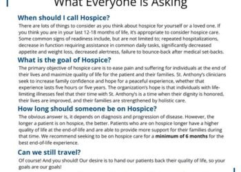 PAID ADVERT: St. Anthony’s wants to answer your questions