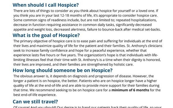 PAID ADVERT: St. Anthony’s wants to answer your questions