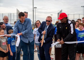 The long-awaited athletic complex–‘The Plex’–opens in front of 500 residents