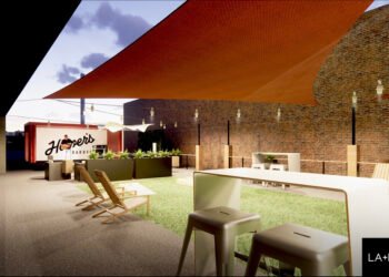 Homer’s developing outdoor ‘hangout space’