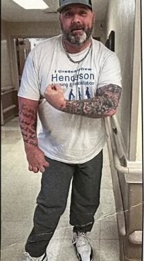 After stroke in prison, Henderson resident continues recovery