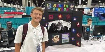 Going it alone, Carter Siewert places third in national video game competition