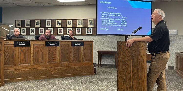 Fiscal court moves closer to approving $7.5 million addition to the county jail