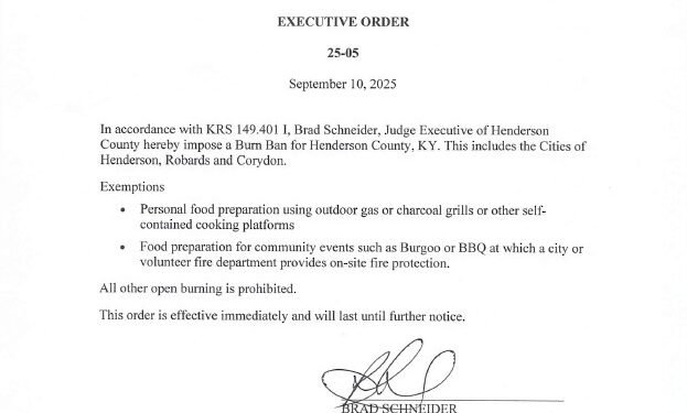 Judge-Exec issues burn ban