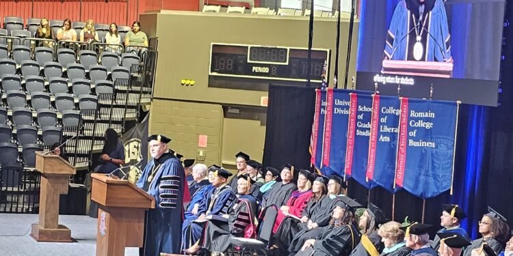 ‘Built on Purpose’: Hendersonian Bridges is inaugurated as USI’s fifth president