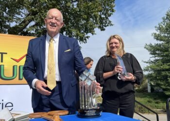 Fulcher, Best Insured honored for their giving