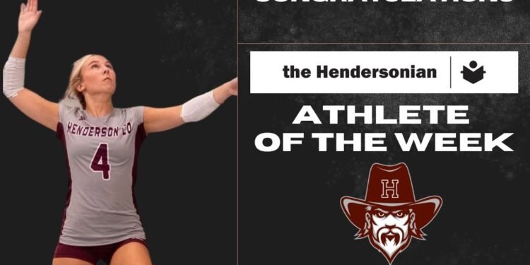 Whitledge digs up Athlete of the Week