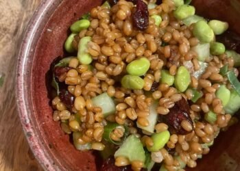 Wheat berry salad is a fall favorite you can make anytime