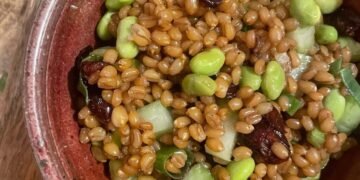 Wheat berry salad is a fall favorite you can make anytime
