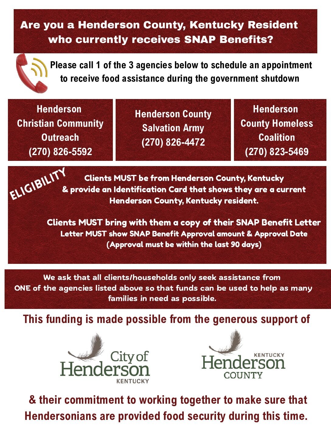 During SNAP pause, eligible families can receive a Sureway gift card from local organizations