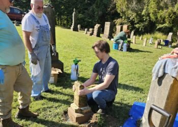 Local group makes a push to clean headstones