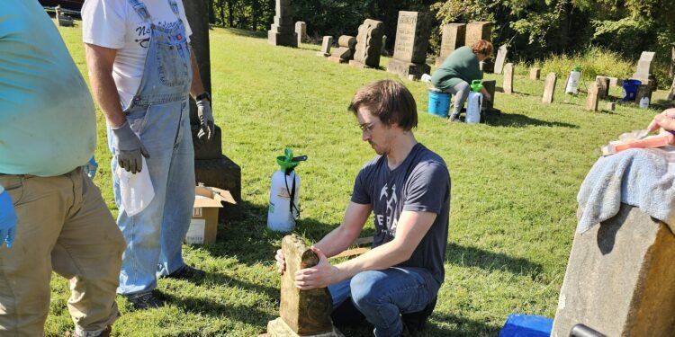 Local group makes a push to clean headstones