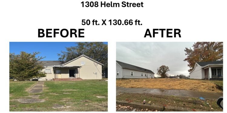 City and Habitat deal has led to clearing of nine blighted properties