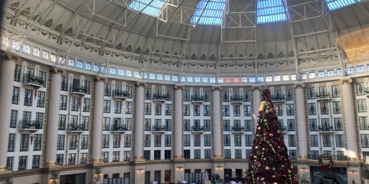 West Baden Springs Hotel is a holiday wonder