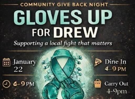 Gloves Up For Drew Give Back Night will help local woman battling cancer