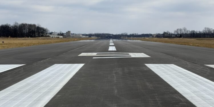 Local airport has now re-opened