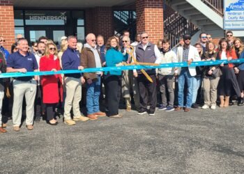 Locals officially cut the ribbon on airport’s new runway