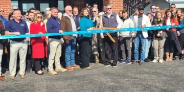 Locals officially cut the ribbon on airport’s new runway