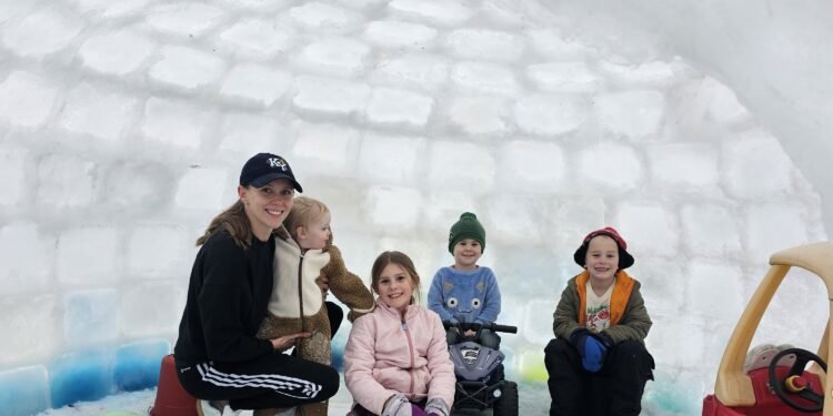 Henderson woman builds giant igloo in her backyard