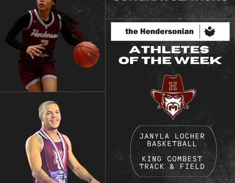 Locher and Combest named Athletes of the Week for week ending March 7