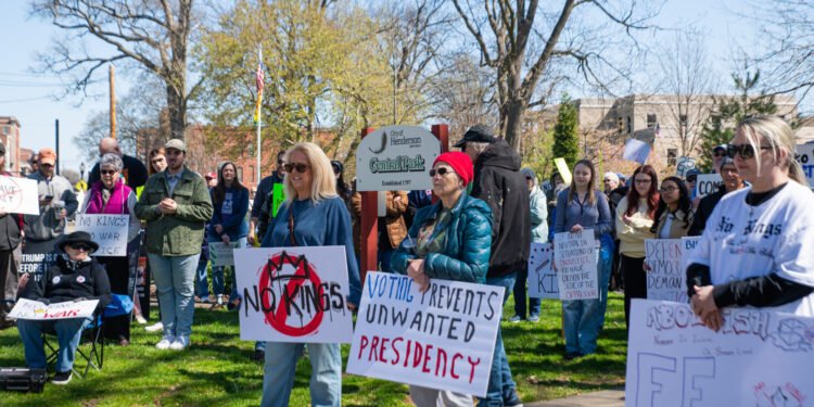 200 show up at local No Kings protest