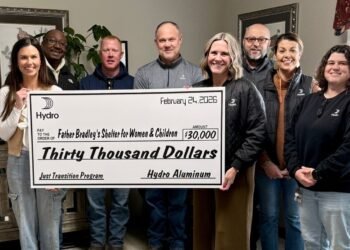 30K donation from Hydro will help with Fr. Bradley Shelter upgrades