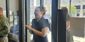 Lt. Gov. Coleman visits Henderson in support of her bid for governor