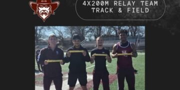 Cols 4×200 relay team named Athletes of the Month for March