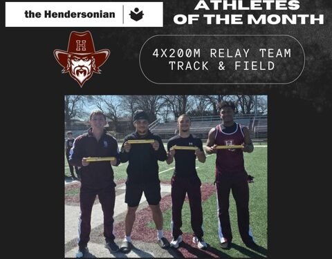 Cols 4×200 relay team named Athletes of the Month for March
