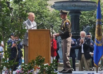 Memorial Day ceremony speaker remembers fallen David Taylor, which left a ‘mark on my soul’