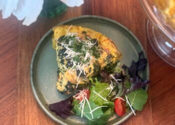 Wake up to this delicious Egg & Potato Bake