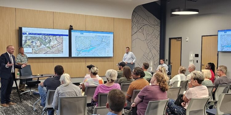 Concerned about a nearby development, Bentley Point residents hear more about what’s coming