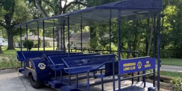 Lions Club rolls out new trolley for arts & crafts festival