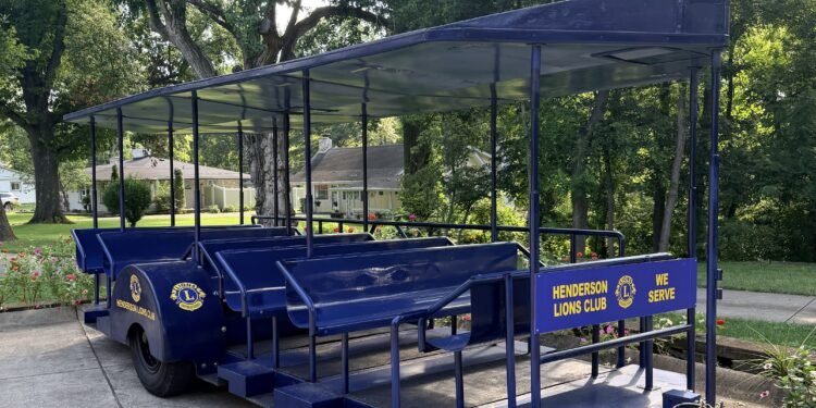 Lions Club rolls out new trolley for arts & crafts festival