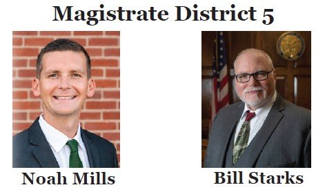 In agreement on some issues, Starks and Mills battle for District 5 Magistrate seat