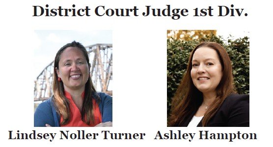 Turner and Hampton vie for district judge first division seat