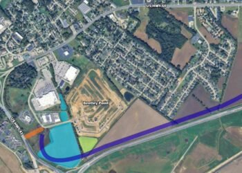 City land behind Walmart rezoned to highway commercial in preparation for development